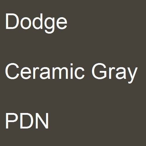 Dodge, Ceramic Gray, PDN.